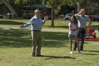 Modern Family – Nathan Lane (Pepper Saltzman), Aubrey Anderson-Emmons (Lily Tucker-Pritchett), Jesse Tyler Ferguson (Mitchell Pritchett).