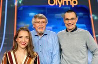 Quizduell - Olymp – Quizduell-Olymp: Marie-Louise Finck (l.), Prof. Eckhard Freise (M.) und Thorsten Zirkel (r.).