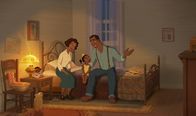 Küss den Frosch – L-R:: Eudora, Tiana und James