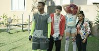Snake outta Compton – v.l.n.r.) Pinball (Motown Maurice); Beez Neez (Tarkan Dospil); R.E.L. (Arielle Brachfeld); Neon (Aurelia Michael)