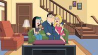 American Dad! – (v.l.n.r.) Hayley; Stan; Francine