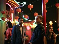 You're the Worst – (4. Staffel) - (v.l.n.r.) Lindsay (Kether Donohue); Edgar (Desmin Borges); Jimmy (Chris Geere); Gretchen (Aya Cash)
