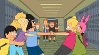 Bob's Burgers – Vorne, l-r: Gene, Jocelyn, Tina, Tammy, Louise