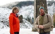 Expedition in die Heimat – Annette Krause mit Schauspieler Martin Wangler in der Ravennaschlucht.