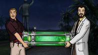 Archer – Versuchen, Schlimmstes zu verhindern: Ray (l.) und Krieger (r.) ...
