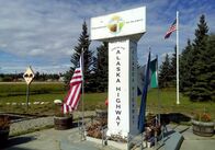 Alaska Highway – Endstation Delta Junction, Alaska