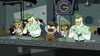 DuckTales – in center of picture: Flintheart Glomgold