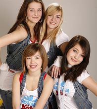 TanzAlarm – Die Tanzalarm-Kids v.li.o.: Kinga, Patrizia; v.li.u.:Lara und Rachel.