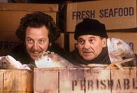Kevin - Allein in New York – Auch das Ganovenduo, Marv (Daniel Stern, l.) und Harry (Joe Pesci, r.), ist nach dem Ausbruch aus dem Gefängnis ausgerechnet in New York gelandet ...