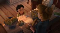 Heidi – Heidi will mit dem Fossil ein Brot kaufen.