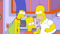 Die Simpsons – (v.l.n.r.) Marge; Bart; Homer