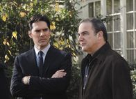 Criminal Minds – Aaron Hotchner (Thomas Gibson, l.); Jason Gideon (Mandy Patinkin, r.)