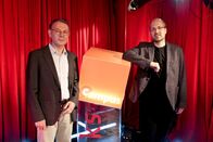 Campus Talks – Von links: Prof. Dr. François Buscot und Dr. Felix G. Rebitschek.