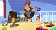 Marcus Level – In Marcus‘ Kinderzimmer gibt es genug Spielzeug für Gorbar um pausenlos zu spielen.
