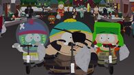 South Park – Vorne, l-r: Stan, Eric, Kyle