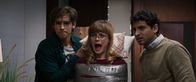 Office Uprising – (v.l.n.r.) Desmond (Brenton Thwaites); Samantha (Jane Levy); Mourad (Karan Soni)