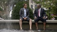 Bull – L-R: Jason Bull (Michael Weatherly), Lee Donaldson (Frankie Faizon)