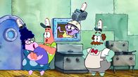 Die Patrick Star Show – v.li.: Bunny, Patrick, Squidina, Cecil