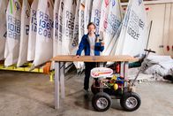 CheXperiment – Tobi am Münchner Yachtclub Starnberg. Seine Aufgabe: Ein Segelboot knapp 30 Meter bei absoluter Windstille segeln.