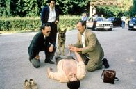 Kommissar Rex – (v.li.) Karl Markovics (Ernst Stockinger), Tobias Moretti (Richard "Richie" Moser), Gerhard Zemann (Dr. Leo Graf).