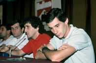 Senna – Ayrton Senna and Alain Prost at the GP de Mexico in Cidade do Mexico in 1988.