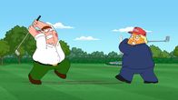Family Guy – Peter Griffin (l.), Eric Trump (r.)