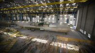 Lost Places – Der Rumpf der zweiten Antonow An-225 in Kiew. Mit 84 Metern ist er elf Meter länger als der des größten heutigen Passagierflugzeugs Airbus A380.