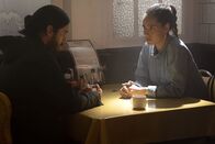 Morbius – l-r: Dr. Michael Morbius (Jared Leto), Martine Bancroft (Adria Arjona)