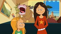 Power Sisters – Wendy und Marine sind stolz auf sich: immerhin haben sie eine Kuh gezähmt.