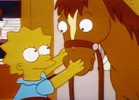 Die Simpsons – Endlich hat Lisa das bekommen, was sie schon immer wollte: ein Pony.