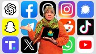 Puls – Puls Fakt oder Fake – Gesundheitsinformationen auf dem Prüfstand «Puls»-Host Daniela Lager inmitten von Logos wichtiger Online-Informationsquellen. Copyright: SRF/Bildmontage