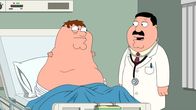 Family Guy – Peter Griffin (l.); Dr. Elmer Hartman (r.)