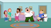 Family Guy – (v.l.n.r.) Meg Griffin; Lois Griffin; Leslie Uggams; Peter Griffin; Stewie Griffin; Chris Griffin; Brian Griffin