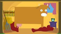 Animanimals – Die Kuh fragt sich, wo ihre Flecken geblieben sind.