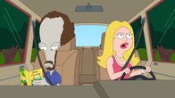 American Dad! – Roger (l.); Francine Smith (r.)