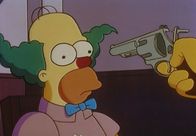 Die Simpsons – Als Krusty-Doppelgänger wird Homer von der Mafia bedroht.