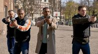 Bulletproof – v.l.n.r.) Chris Munroe (Jason Maza), Aaron Bishop (Noel, Clarke), Ronnie Pike (Ashley Walters), Jonesy (David Elliot)