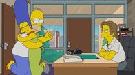 Die Simpsons – (v.l.n.r.) Marge; Homer; Bode Wright