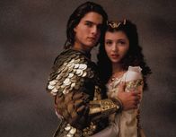 Legende – Jack (Tom Cruise) und Prinzessin Lili (Mia Sara) in "Die Legende"