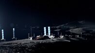Aufbruch ins All – Moonvillage. In Planung ist eine dauerhafte Forschungsstation auf dem Mond.