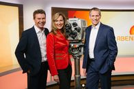 Abendschau – Moderatoren Roman Roell, Annette Betz, Christoph Deumling und Matthias Keller-May (Leiter Abendschau).