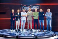 Quizjagd – v.li.: Toni Innauer, Andreas Goldberger, Thomas Morgenstern, Florian Lettner, Severin Freund, Gerd Siegmund und Manfred Deckert