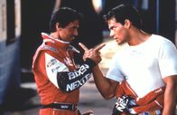 Driven – Joe (Sylvester Stallone, l.) und Memo Moreno (Cristian de la Fuente) sind Konkurrenten - sowohl auf der Rennstrecke als auch im Privatleben.