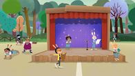 Rabbit Academy - Die Häschenschule – Unter Max´ strenger Aufsicht üben alle für den Talentwettbewerb.