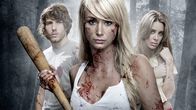 Deadly Weekend – L-R: Matt (Bruster Phoenix Sampson), Katie (Sara Jean Underwood), Britney (Patricia Rosales)