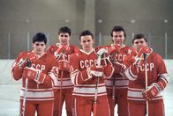 Red Army – USSR. Moscow. L-R: Sergei Makarov, Alexei Kasatonov, Igor Larionov, Vyacheslav Fetisov and Vladimir Krutov. Photo TASS / Igor Utkin Ìîñêâà. Ñëåâà íàïðàâî - Ñåðãåé Ìàêàðîâ, Àëåêñåé Êàñàòîíîâ, Èãîðü Ëàðèîíîâ, Âÿ÷åñëàâ Ôåòèñîâ è Âëàäèìèð Êðóòîâ. Ôîòî Èãîðÿ Óòêèíà (Ôîòîõðîíèêà ÒÀÑÑ)