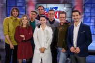 Fakt oder Fake – v.li.: Berni Wagner, Malarina, Oliver Baier, Dipl.Ing. Bernhard Weingartner, Theresa Geyer, Dr. Stefan Seidel, Andre Wolf, Clemens Maria Schreiner.