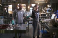 The Strain – Bei dem Versuch, die Kommunikation der Vampire zu unterbrechen, machen Eph (Corey Stoll, l.) und Dutch (Ruta Gedmintas, r.) erstaunliche Fortschritte ...