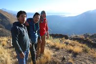 Spuren verlorener Städte mit Albert Lin – Cusco, Peru - Adan Choqque Arce, Albert Lin und Thomas Hardy in Peru.
