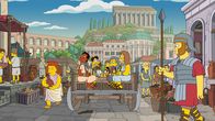 Die Simpsons – v.l.n.r.) Carlum; Lennus; Barnabas; Modus; Obeseus